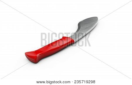 3d Rendering Of Machete, Isolated On White Background.