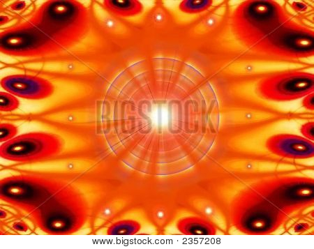 Fondo estrella naranja