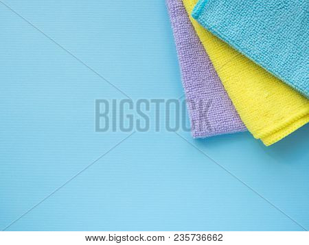 Housework, Housekeeping And Household Concept - Cleaning Stuff.