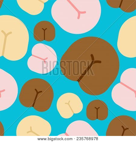 Ass Seamless Pattern Vector & Photo (Free Trial) | Bigstock