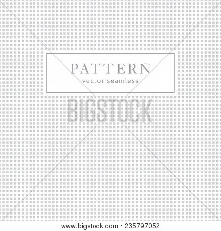 Simple Geometric Seamless Pattern With Squares. Light Collection. Abstract Textured Background Desig