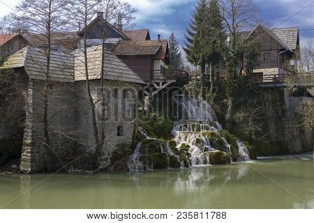 Houses Of Rastoke In Sljunj In Croatia