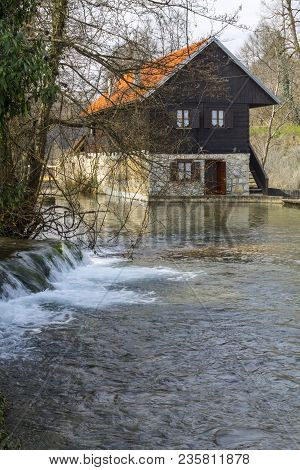 Houses Of Rastoke In Sljunj In Croatia