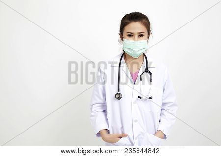 Cheerful Happy Doctor With Mask