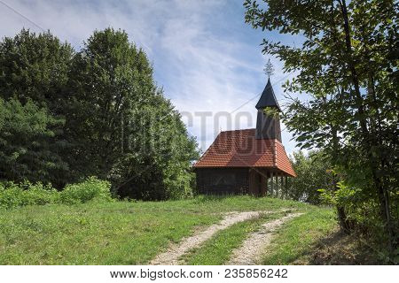 Beautiful Small Church In The Woods In Croatia