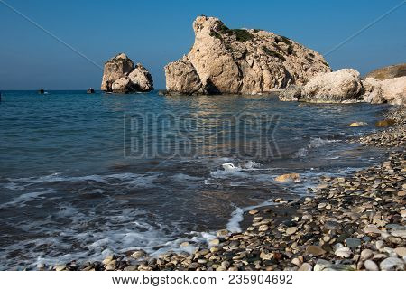 Aphrodite's Rock Beach. Petra Tou Romiou, Cyprus