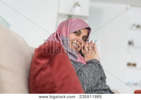 Happy Muslim Woman