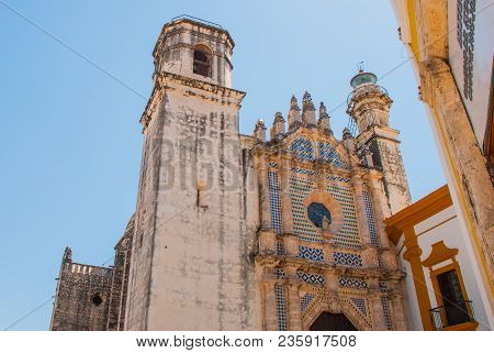 San Francisco De Campeche, Mexico: View Of The Former San Jose Cathedral. It Was The Main Temple Of 