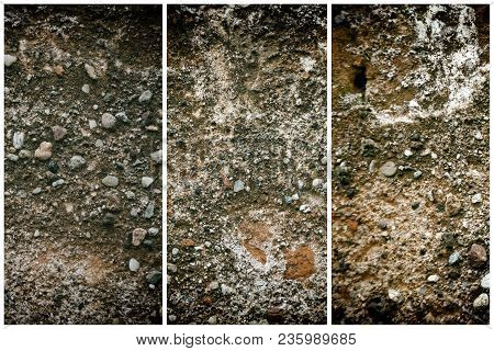 Old Like Mars Texture, Stone Wall Background Or Rock Surface - Good For Web Site Or Mobile Devices.
