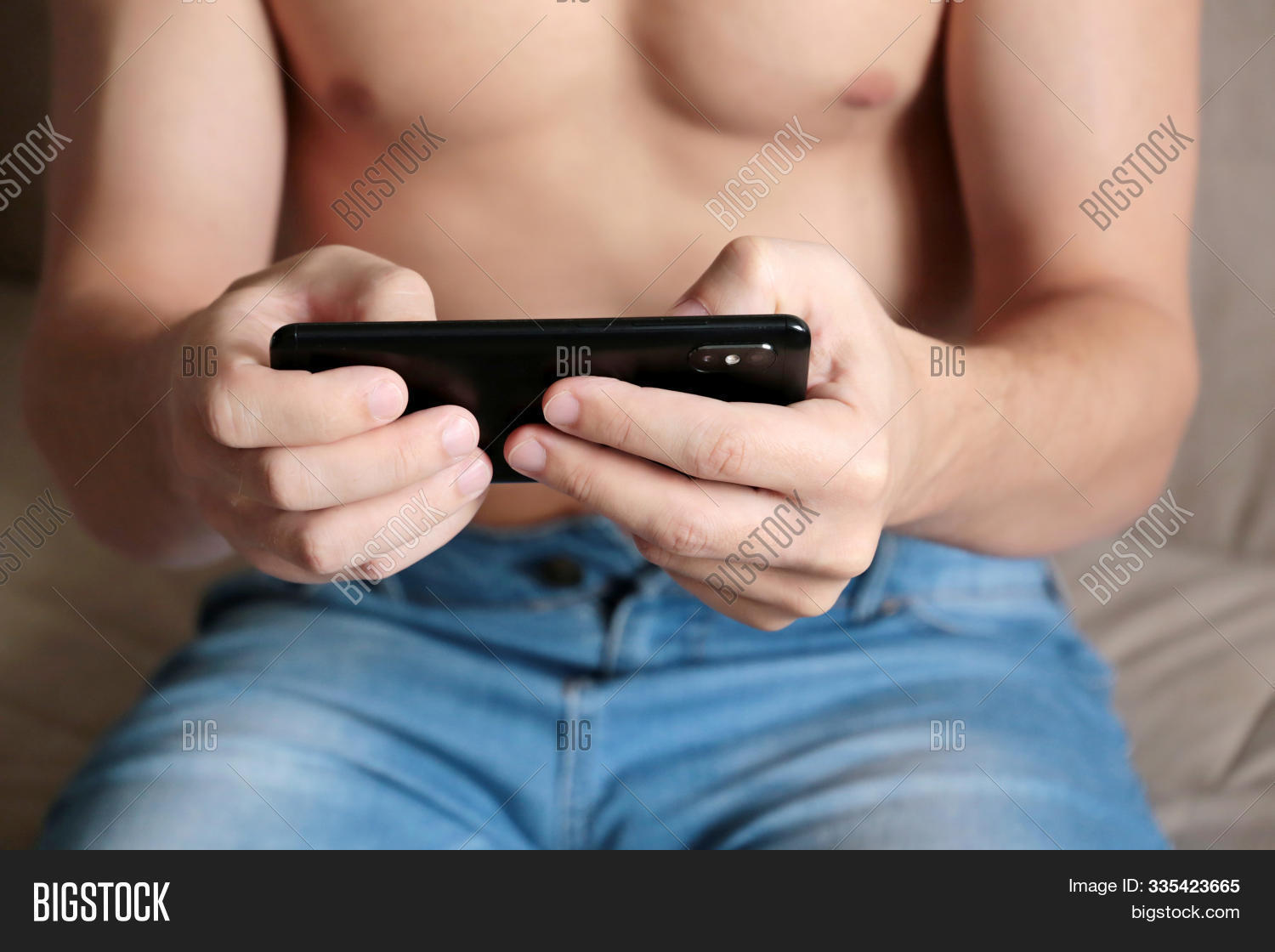 Smartphone Male Hands Image and Photo (Free Trial) Bigstock photo