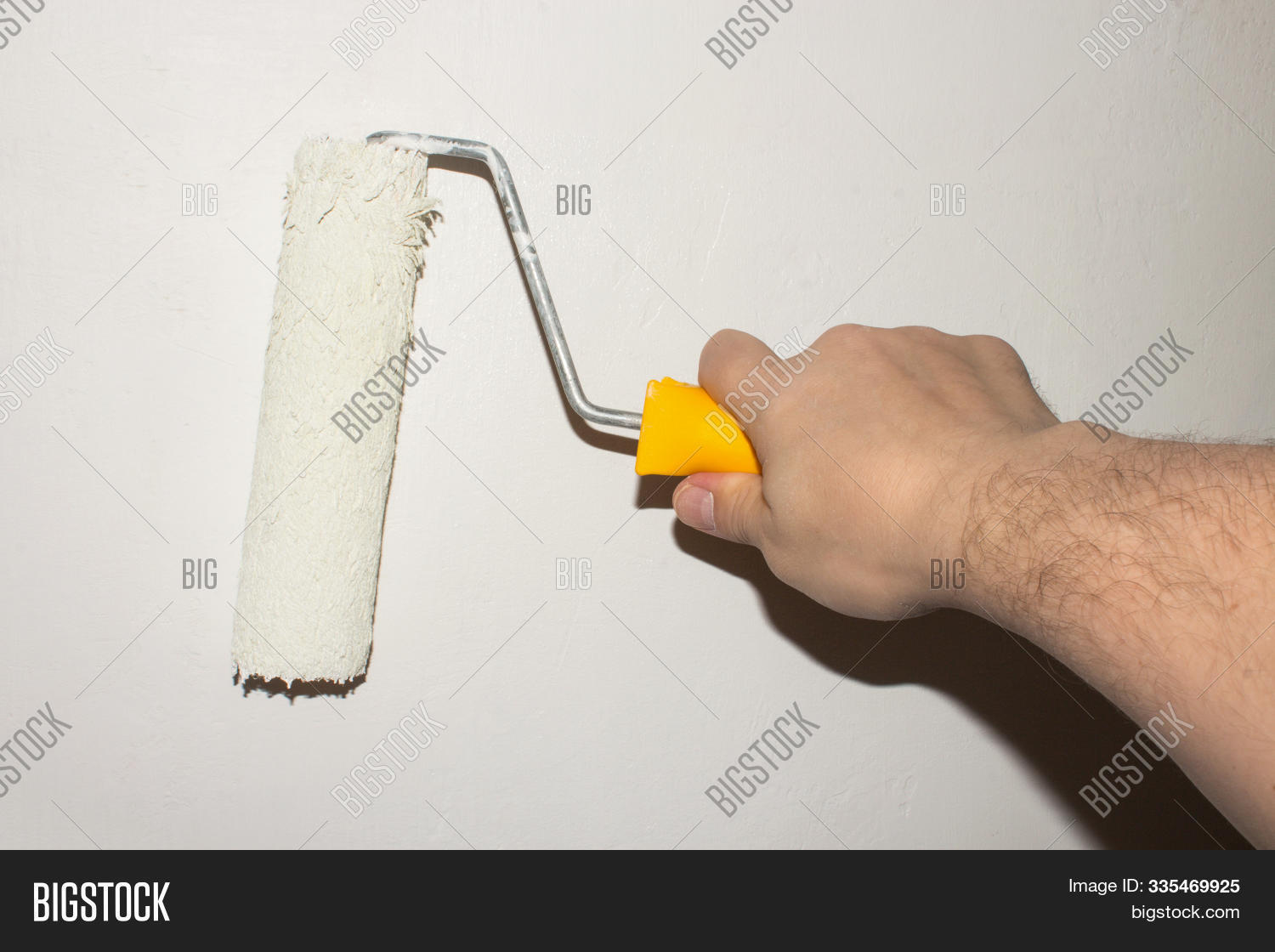 Painting Walls Roller Image & Photo (Free Trial) Bigstock
