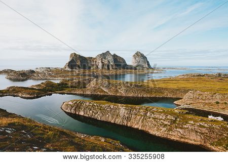 Norway Landscape Traena Islands Travel Beautiful Destinations Amazing Nature Helgeland Scenery