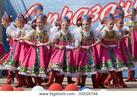 Ensemble af National Dance Rusland