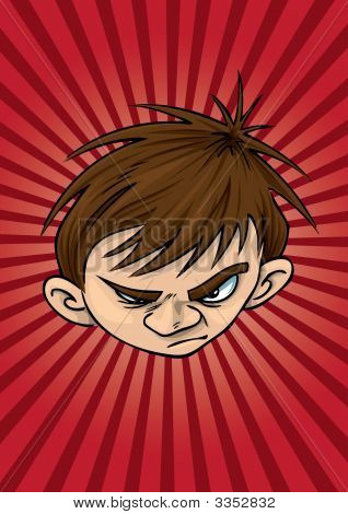 Wütend Boy