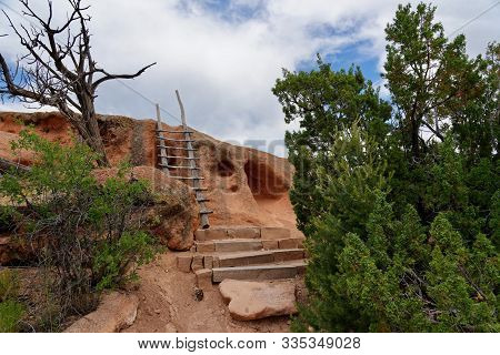 The Tsankawi Trail In Bandelier National Monument