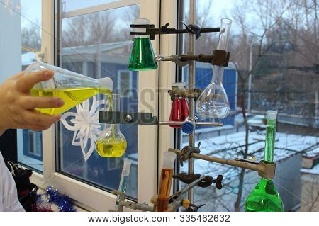 Chemical Laboratory, Experiments, Synthesis Processes. Hemical Laboratory