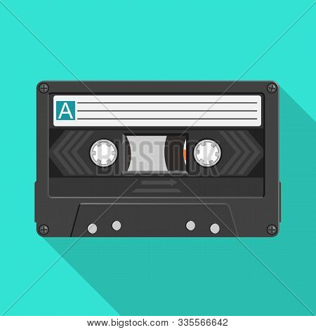 Vector Design Of Cassette And Tape Symbol. Web Element Of Cassette And Reel Stock Vector Illustratio
