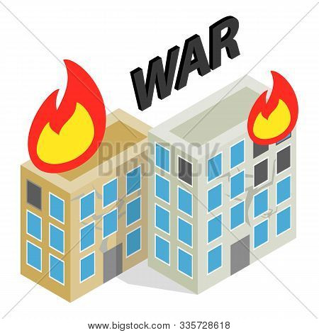 Aftermath Shelling Icon. Isometric Illustration Of Aftermath Shelling Vector Icon For Web