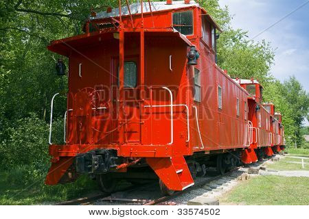 amerikanischer GepÃ¤ckwagen Caboose