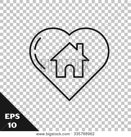 Black Line House Vector Photo Free Trial Bigstock