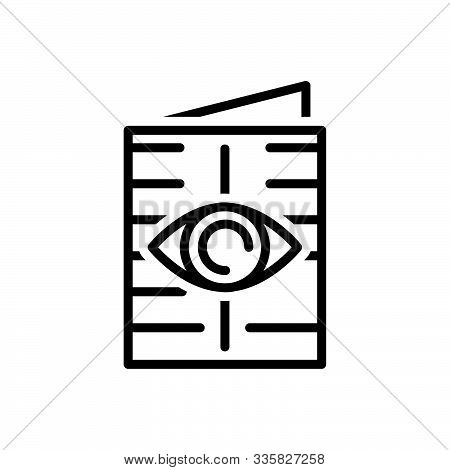 Black Line Icon For Read-only Read Only Disk Device