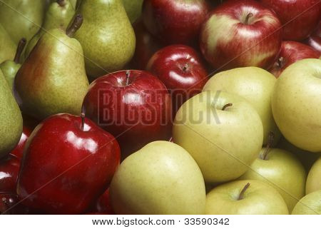 Verscheidenheid van appelen en peren Bartlett