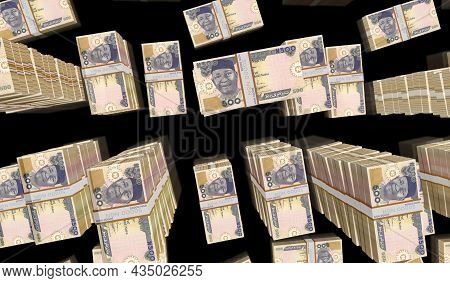 Nigerian Naira Money Banknotes Pack Illustration
