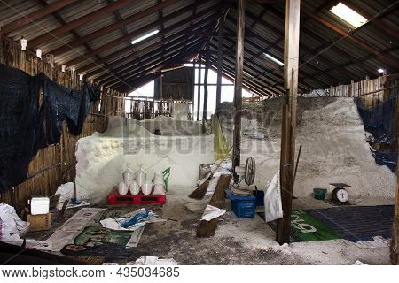 Sea Salt Product Store Warehouse Of Local Grocery Store Shop Beside Thanon Phet Kasem Highway For Th