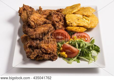 Dried Banana Chips Fried In Coconut Oil.
