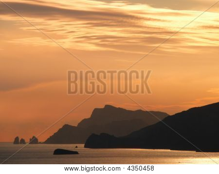 Praiano Sonnenuntergang