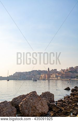 Morning Walk In Old Part Of Gaeta, Ancient Italian City In Province Latina