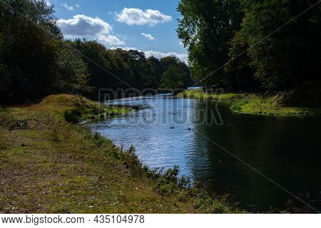 View On A River In The Woods Of The Waterleidingduinen (heemstede  Zandvoort  Vogelenzang  Aerdenhou
