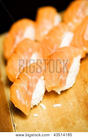 Riso e salmone affumicato