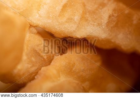 Fried Breadsticks With Salt, Close-up, Selective Focus