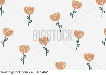 Flower background, cute desktop wallpaper