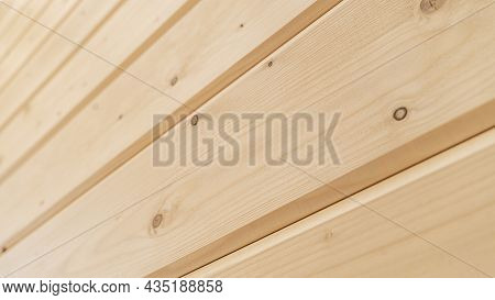 Corrugated Metal Sheet Texture Background. Texture Of Brown Metal Profiled Sheet Fence Decking. Faci
