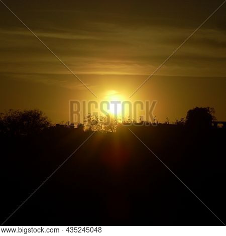 Golden Sunset from the hills of Nahargarh