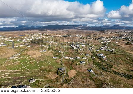 Aerial View Of Gweedore - County Donegal, Ireland