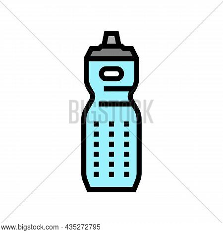Water Bottle Color Icon Vector. Water Bottle Sign. Isolated Symbol Illustration