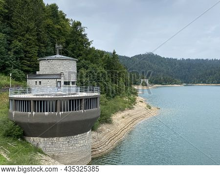 Lokve Dam Or Lokvarsko Lake Reservoir Dam, Lokve - Gorski Kotar, Croatia (lokvarska Brana Ili Brana 