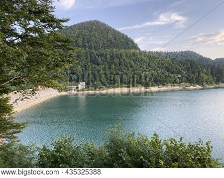 Lokve Dam Or Lokvarsko Lake Reservoir Dam, Lokve - Gorski Kotar, Croatia (lokvarska Brana Ili Brana 