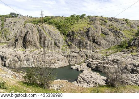 Sheytan Dere Canyon Under The Dam Of Studen Kladenets Reservoir, Bulgaria