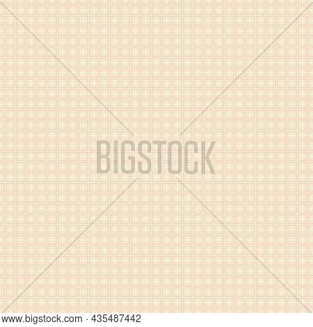Checker Seamless Pattern. Stock Vector Illustration. Hand Drawn