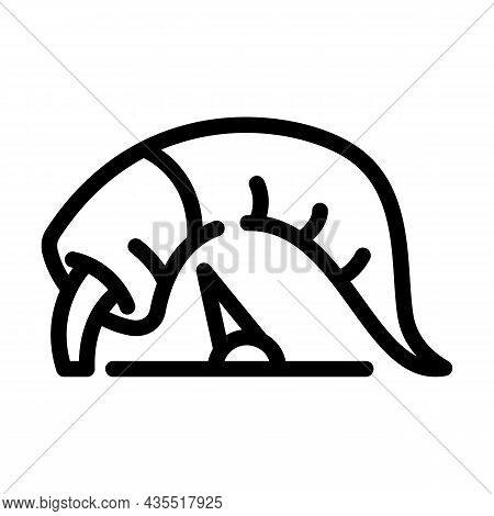 Pepper Low Taste Scale Line Icon Vector. Pepper Low Taste Scale Sign. Isolated Contour Symbol Black 