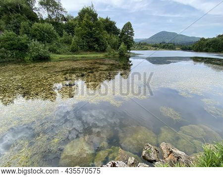 Picturesque Small Mountain Accumulation Lake Mrzla Vodica - Gorski Kotar, Croatia (slikovito Malo Go