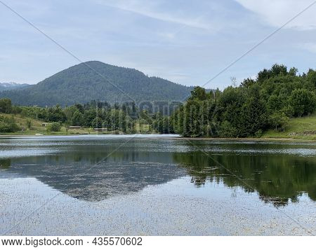 Picturesque Small Mountain Accumulation Lake Mrzla Vodica - Gorski Kotar, Croatia (slikovito Malo Go