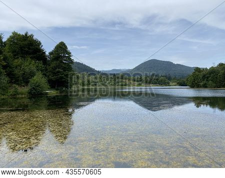 Picturesque Small Mountain Accumulation Lake Mrzla Vodica - Gorski Kotar, Croatia (slikovito Malo Go