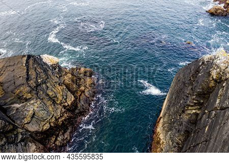 Aerial View Of The Coastline At Dawros In County Donegal - Ireland