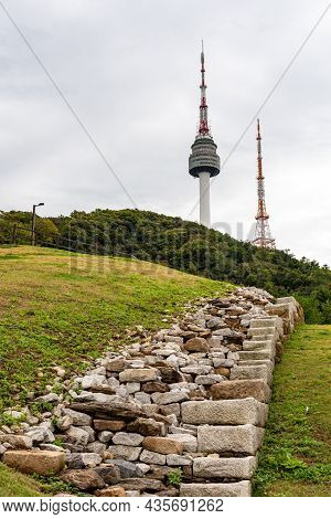 Seoul Tower On Namsan Mountain In Central Seoul South Korea On 9 October 2021