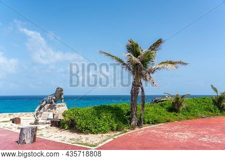 Isla Mujeres, Cancun, Mexico - September 13, 2021: Punta Sur - Southernmost Point Of Isla Mujeres, M